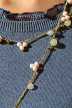 Collar Cascada infinita dorado