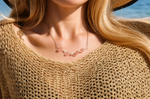 Collar Aurora rosa